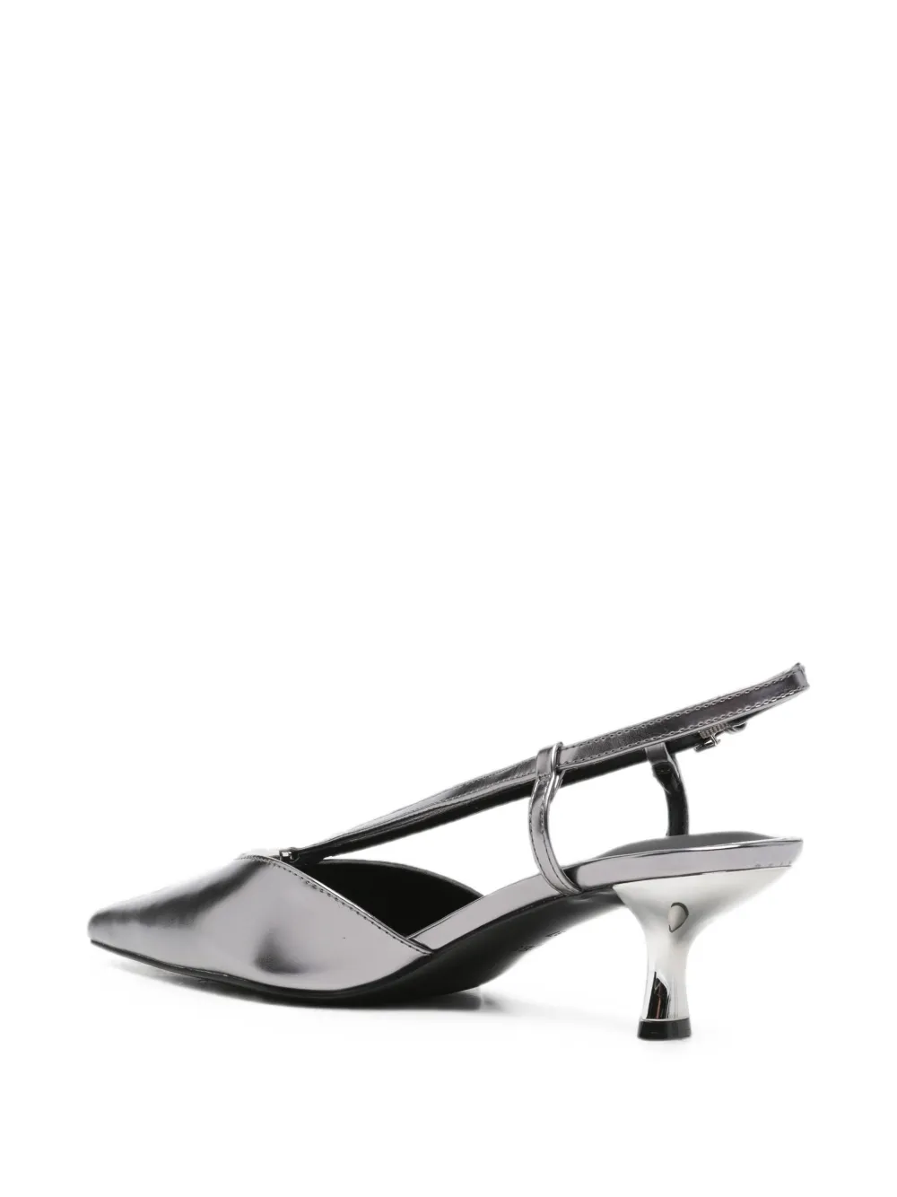 GUESS USA pointed-toe slingback pumps Zilver