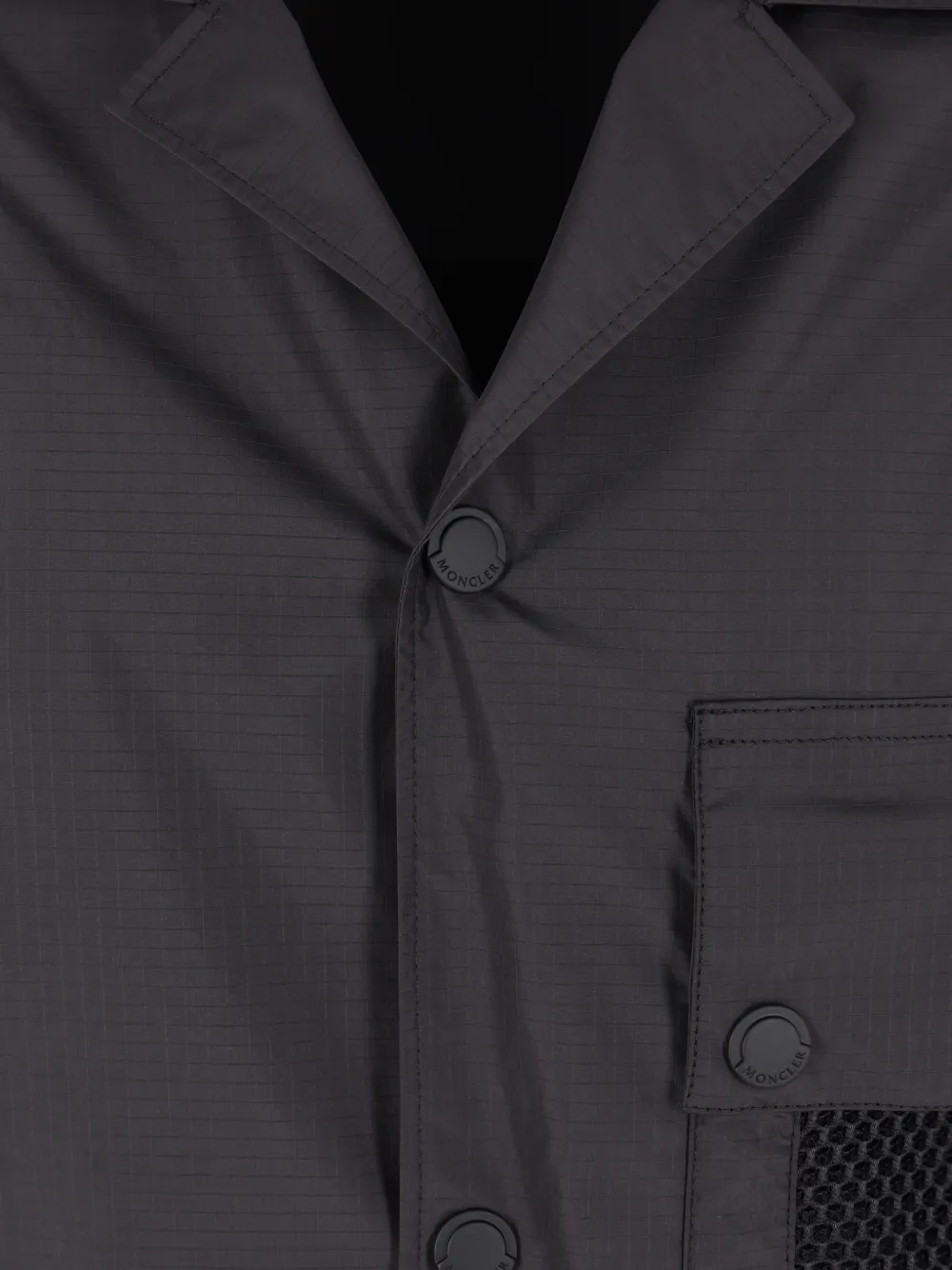  Moncler Flap-pocket Shirt - Black 