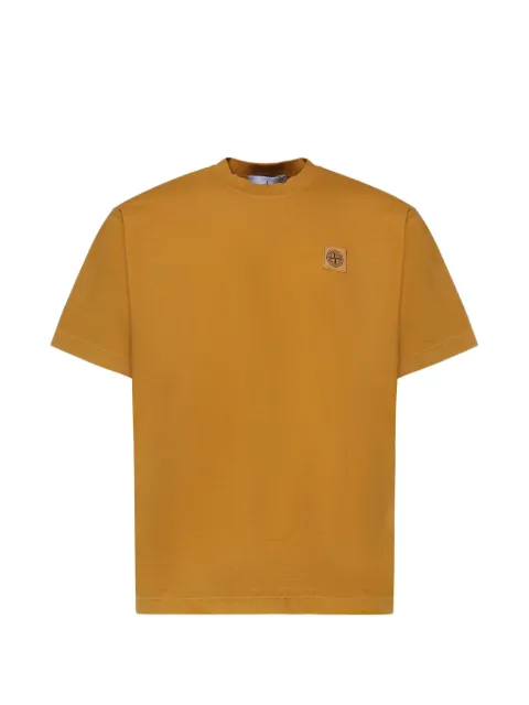 Stone Island T-Shirt mit Logo-Patch
