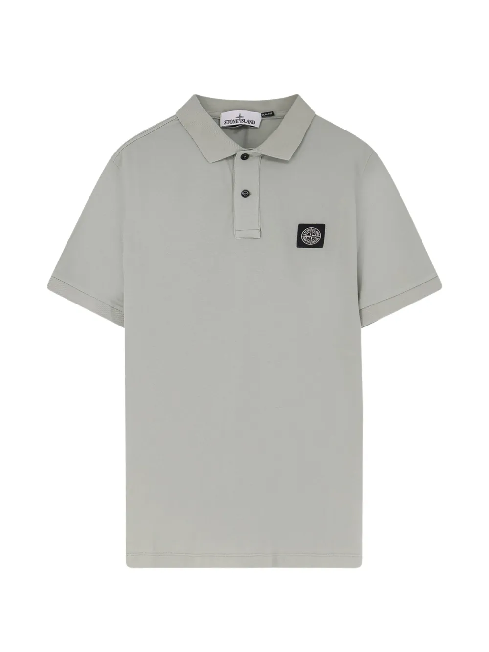 Stone Island logo-patch polo shirt - Verde