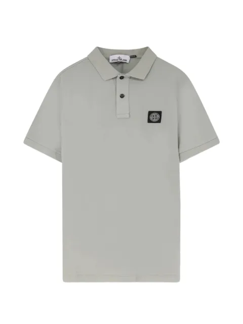 Stone Island Poloshirt met logopatch