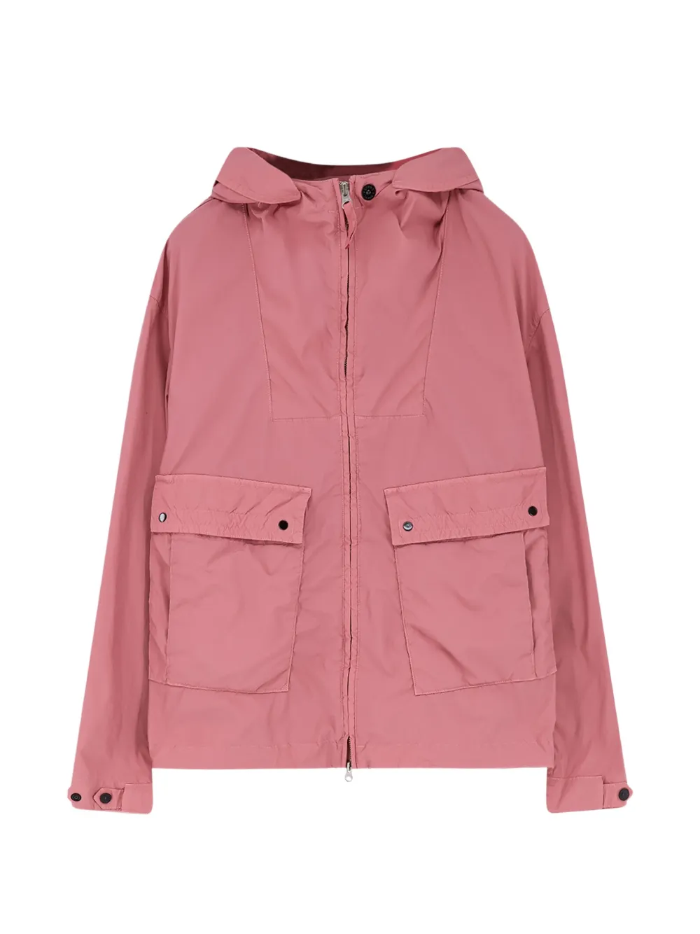 Stone Island patch-pocket hooded jacket - Rosa