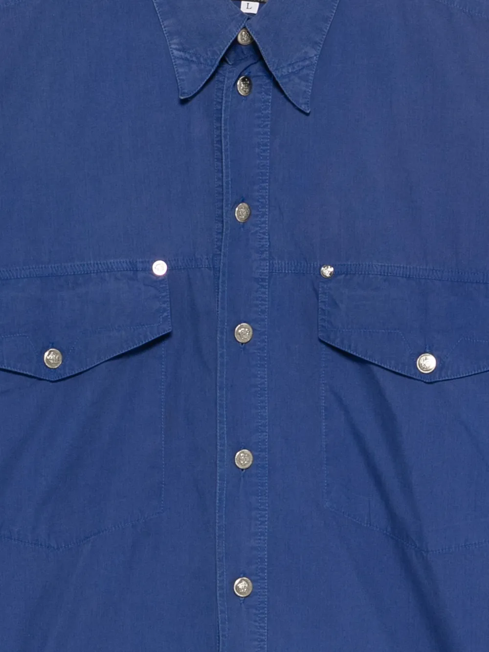  Versace Pre-owned 1990s Button Shirt - Blue 