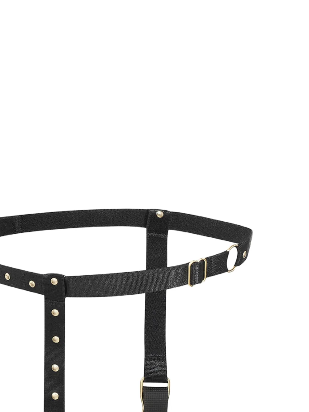 Maison Close Kousenbanden met studs Zwart