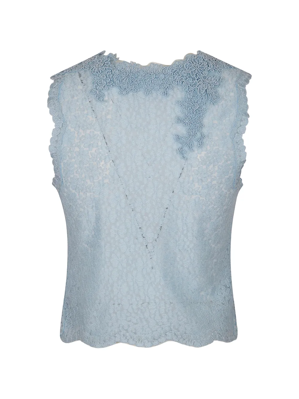  Ermanno Scervino Sleeveless Top - Blue 