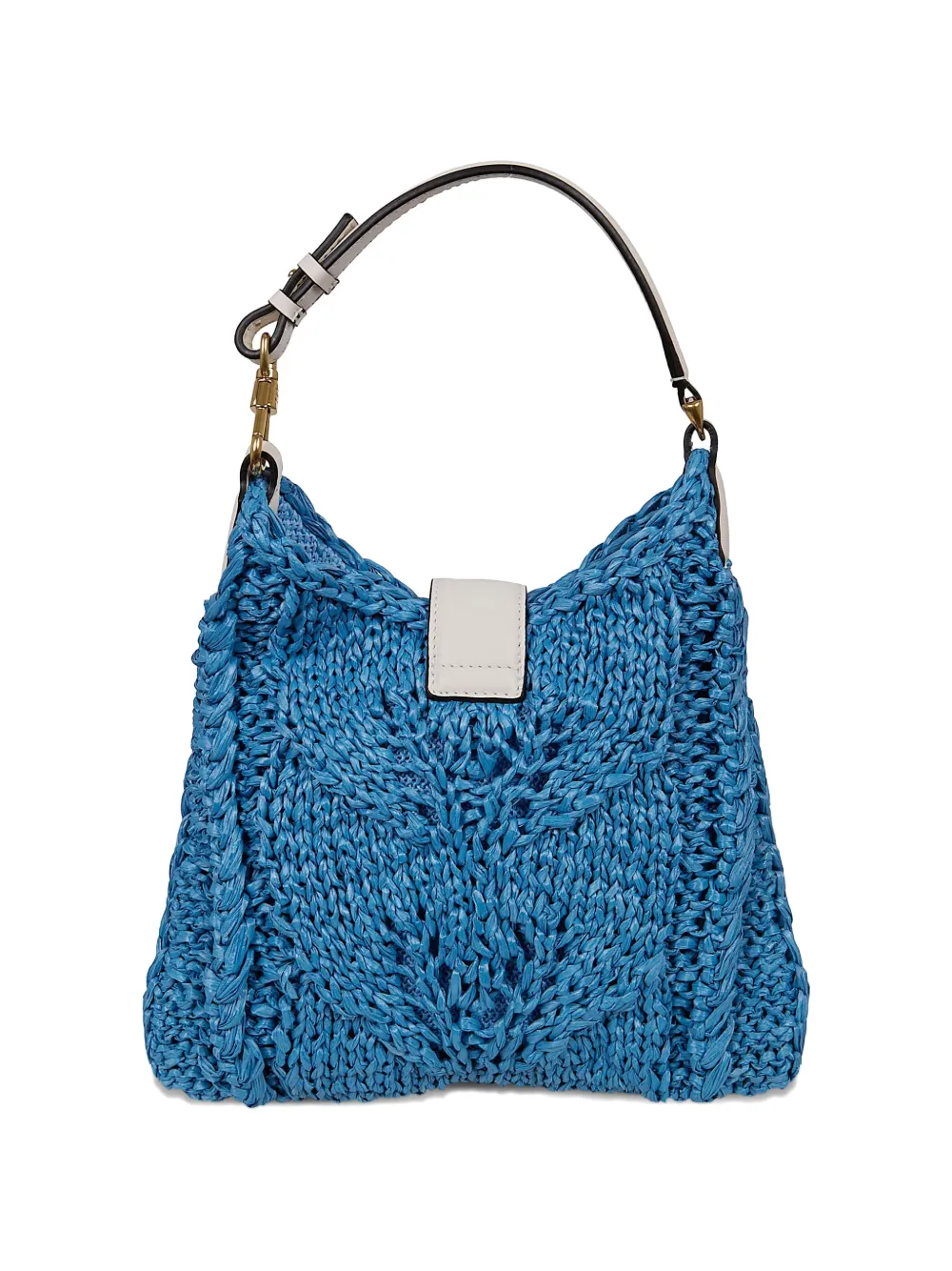 Ermanno Scervino Geweven shopper Blauw