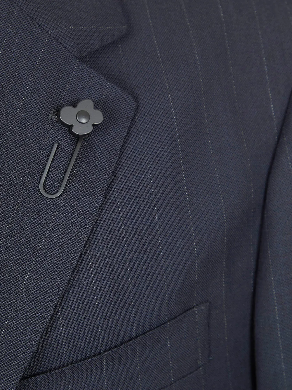  Lardini Pinstriped Single-breasted Suit - Blue 