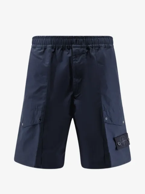 Stone Island l100004 all-weather cotton canvas S.I. Ghost shorts
