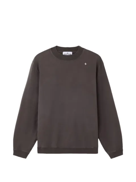Stone Island sweatshirt med logotyp