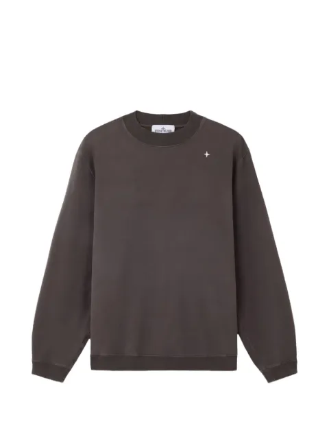 Stone Island sudadera con logo y cuello redondo