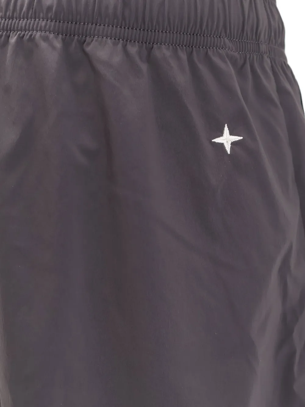  Stone Island Elasticated Logo Shorts - Grey 