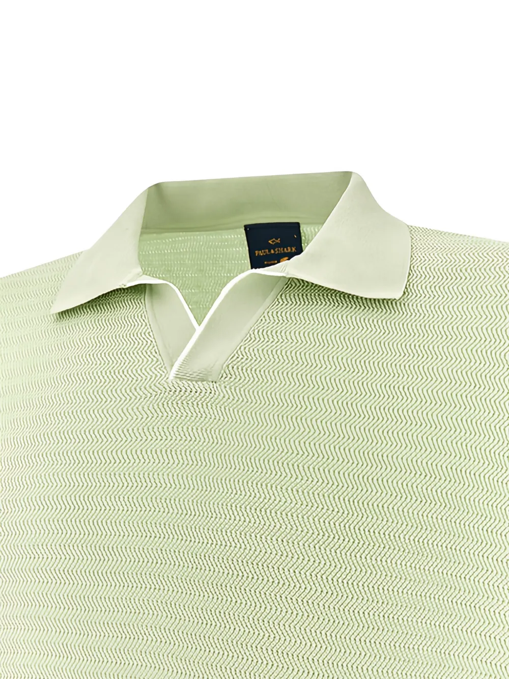 Paul & Shark T-shirt met V-hals Groen
