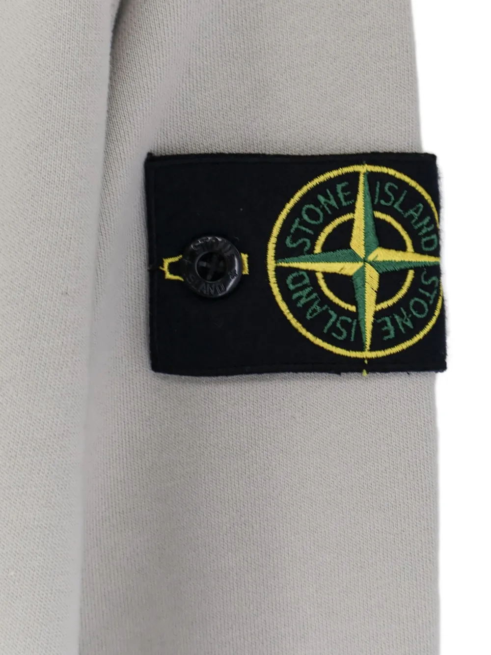 Stone Island 6100060 fleece sweater van biologisch katoen Grijs