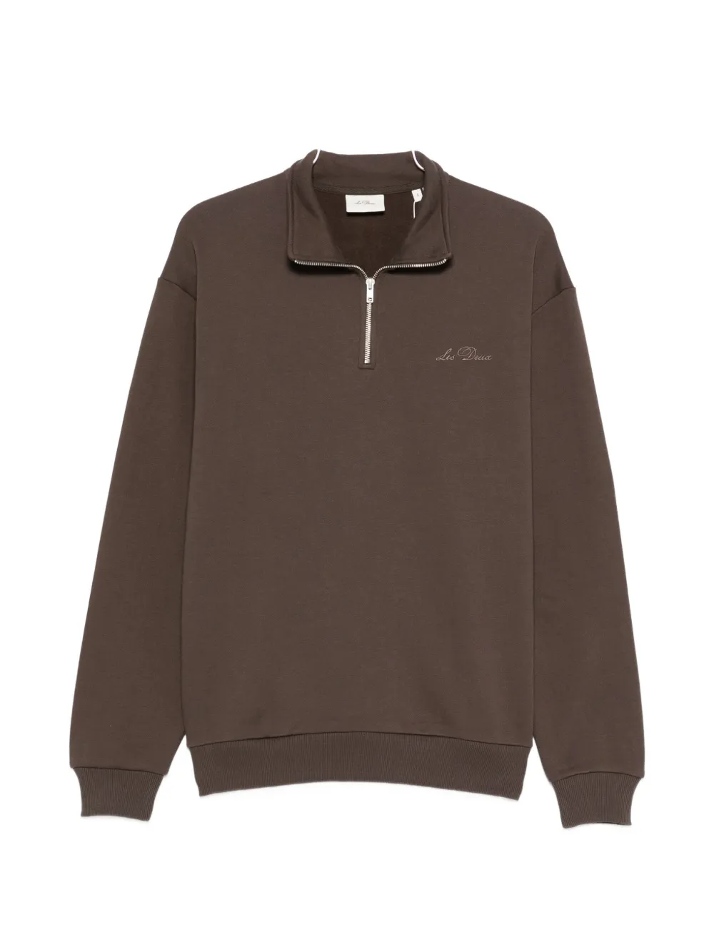 Les Deux half-zip sweatshirt - Marrone