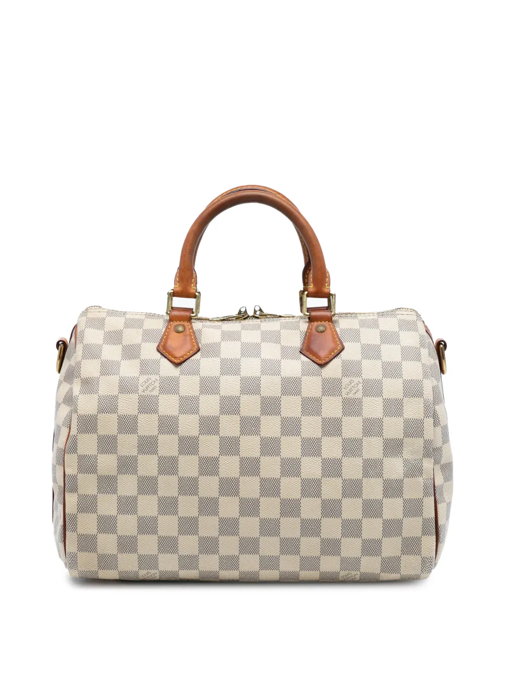 Louis Vuitton Pre-Owned 2016 Damier Azur Speedy Bandouliere 30 satchel - Bianco