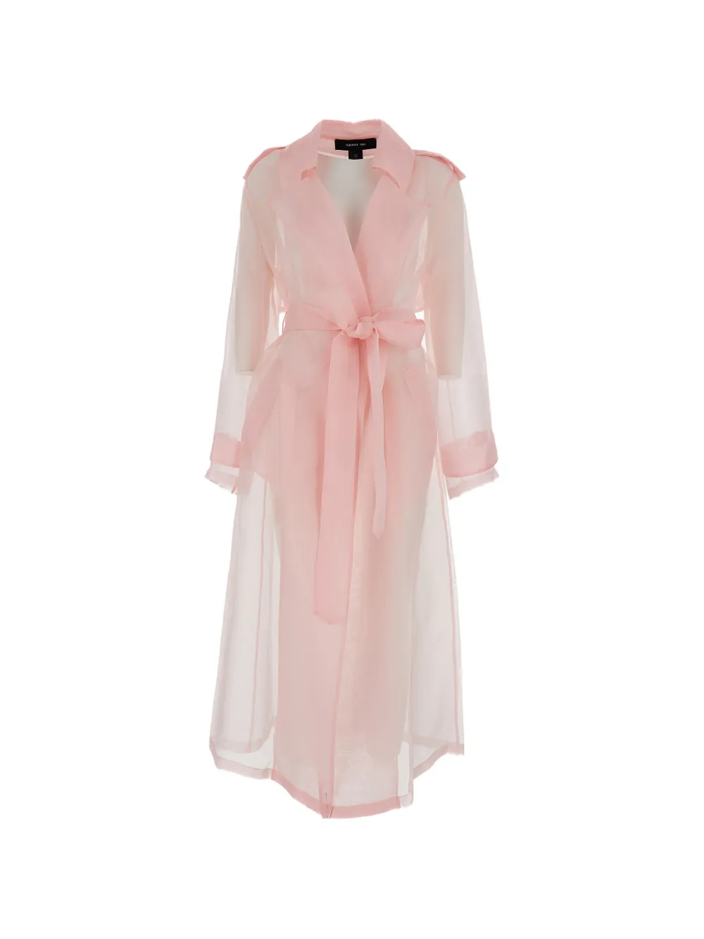 Federica Tosi silk trench coat - Rosa
