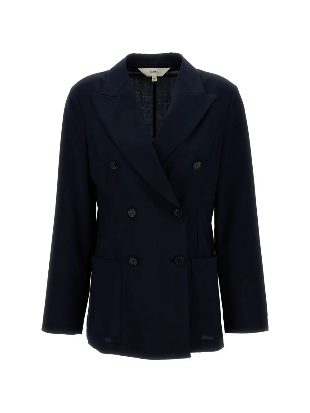 Barena double-breasted patch-pocket blazer - Blu