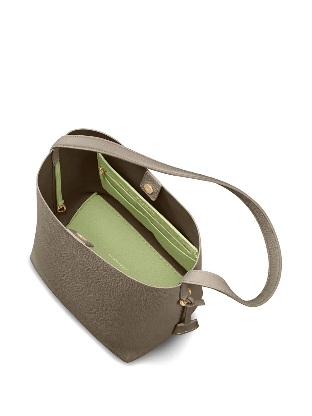 MAISON de SABRÉ The Bucket Soft shopper Groen