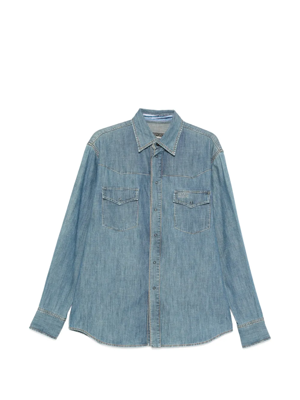 Missoni Pre-Owned Camicia con taschino anni '90 - Blu