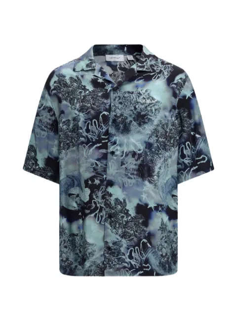 Off-White printed bowling shirt