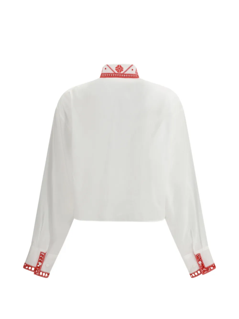 Ermanno Scervino Manjaro blouse met borduurwerk Wit