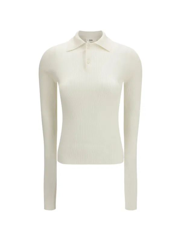 Rier White Knit