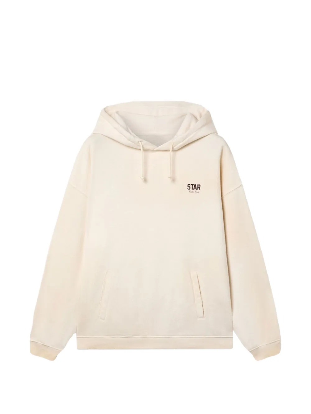 Golden Goose logo-print hoodie - Toni neutri