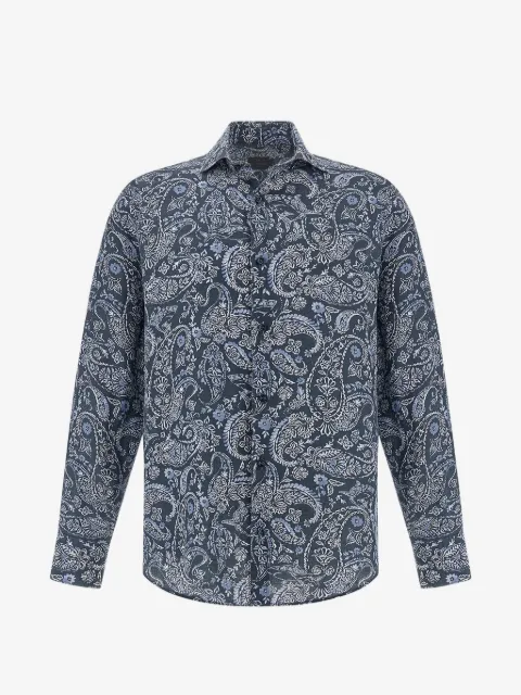 Paul & Shark camisa con estampado de cachemira