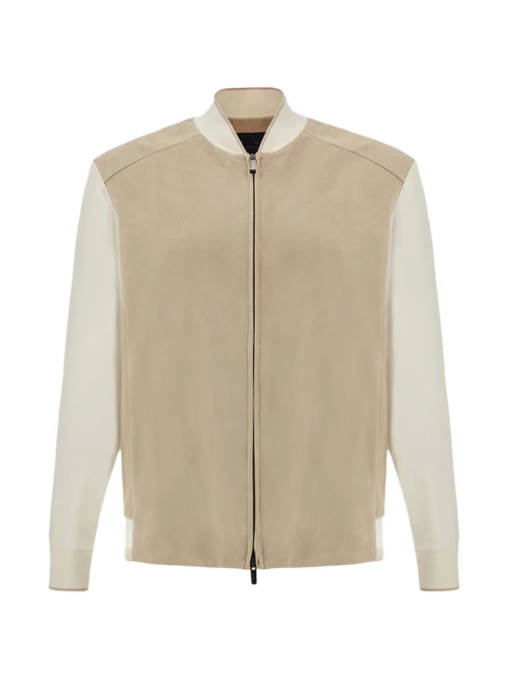 Paul & Shark Bomber con inserto Aqualeather - Toni neutri