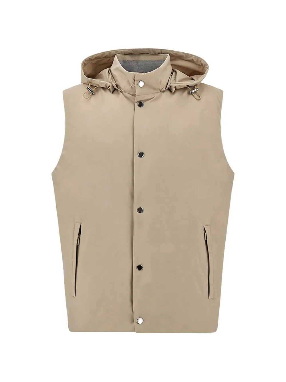 Paul & Shark hooded ultralight vest - Neutrals