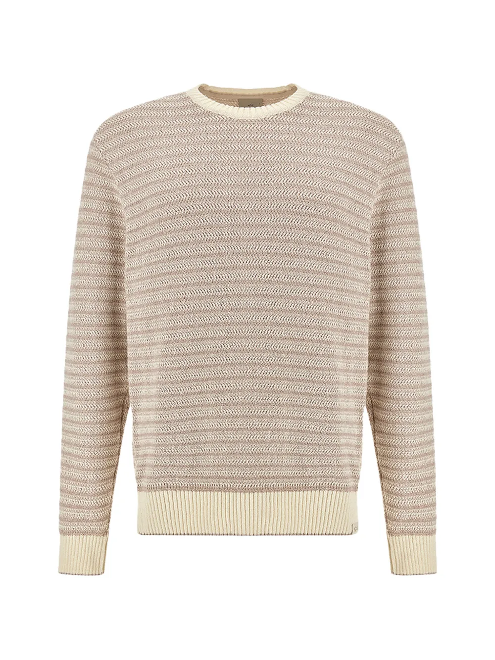 Paul & Shark bouclé striped crew-neck sweater - Toni neutri