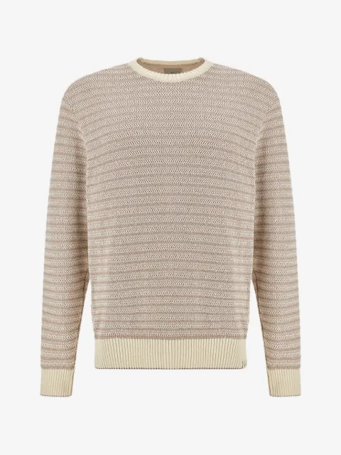 Paul & Shark bouclé striped crew-neck sweater