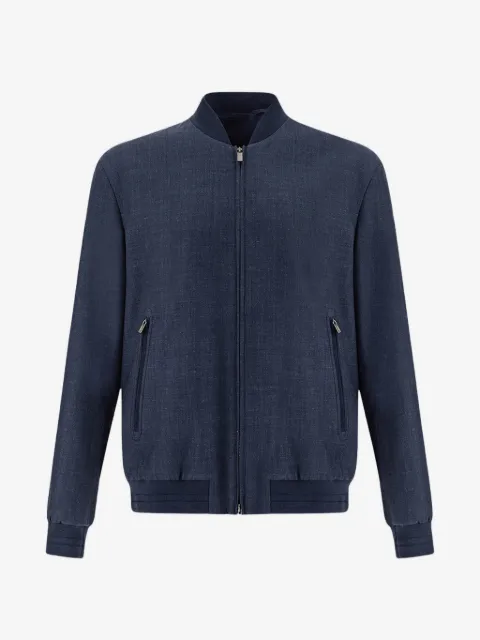 Paul & Shark x Loro Piana Jersely® bomber jacket