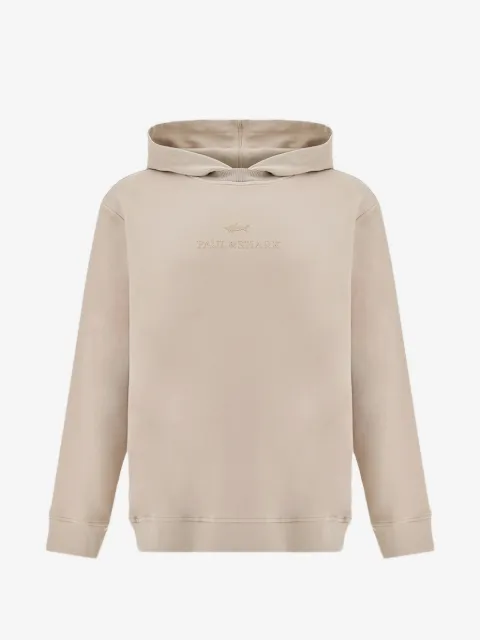 Paul & Shark hættetrøje med logodetalje