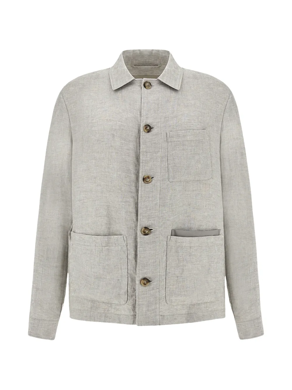 Paul & Shark linen overshirt - Grigio