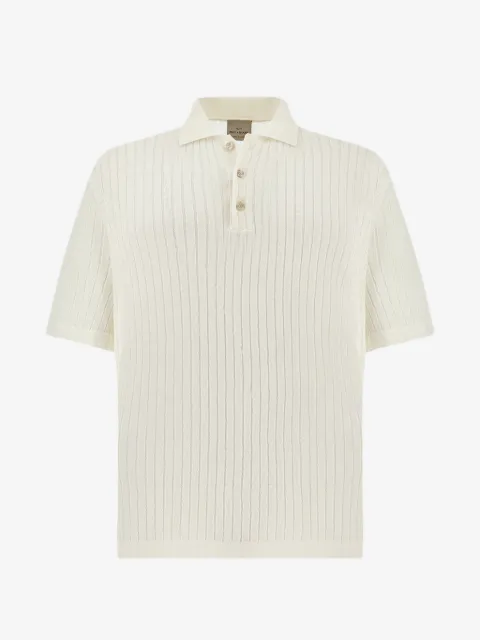 Paul & Shark ribbed polo shirt
