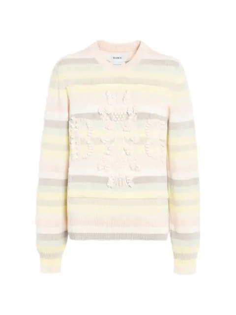 Barrie striped round-neck jumper