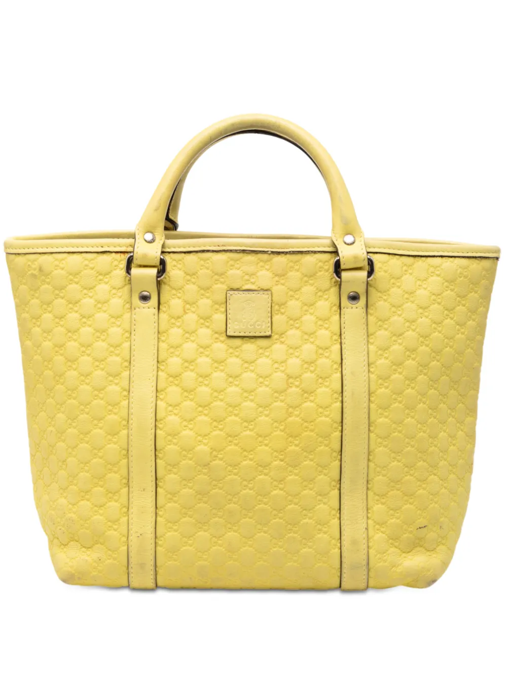 Gucci Pre-Owned 2000-2015 Guccissima tote bag - Giallo
