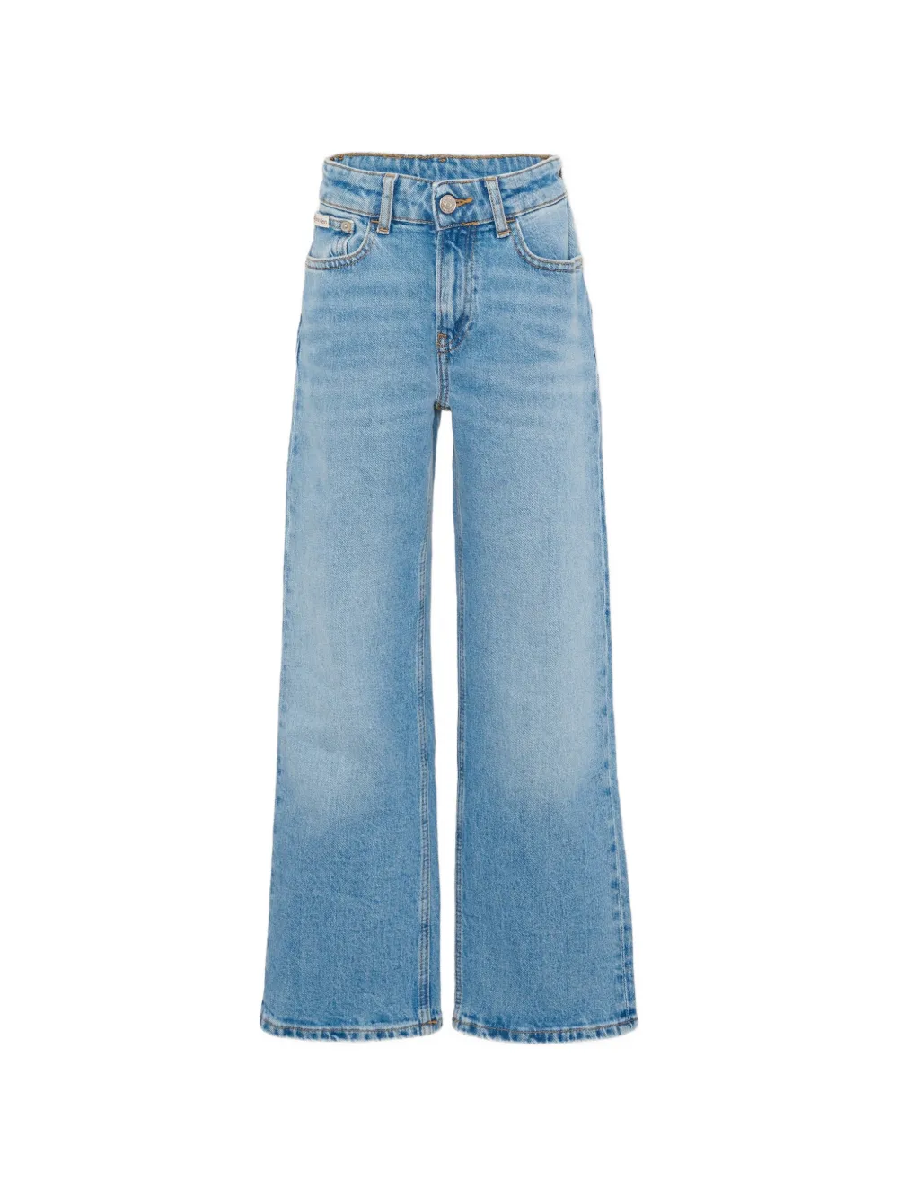 Calvin Klein Kids five-pocket jeans - Blu