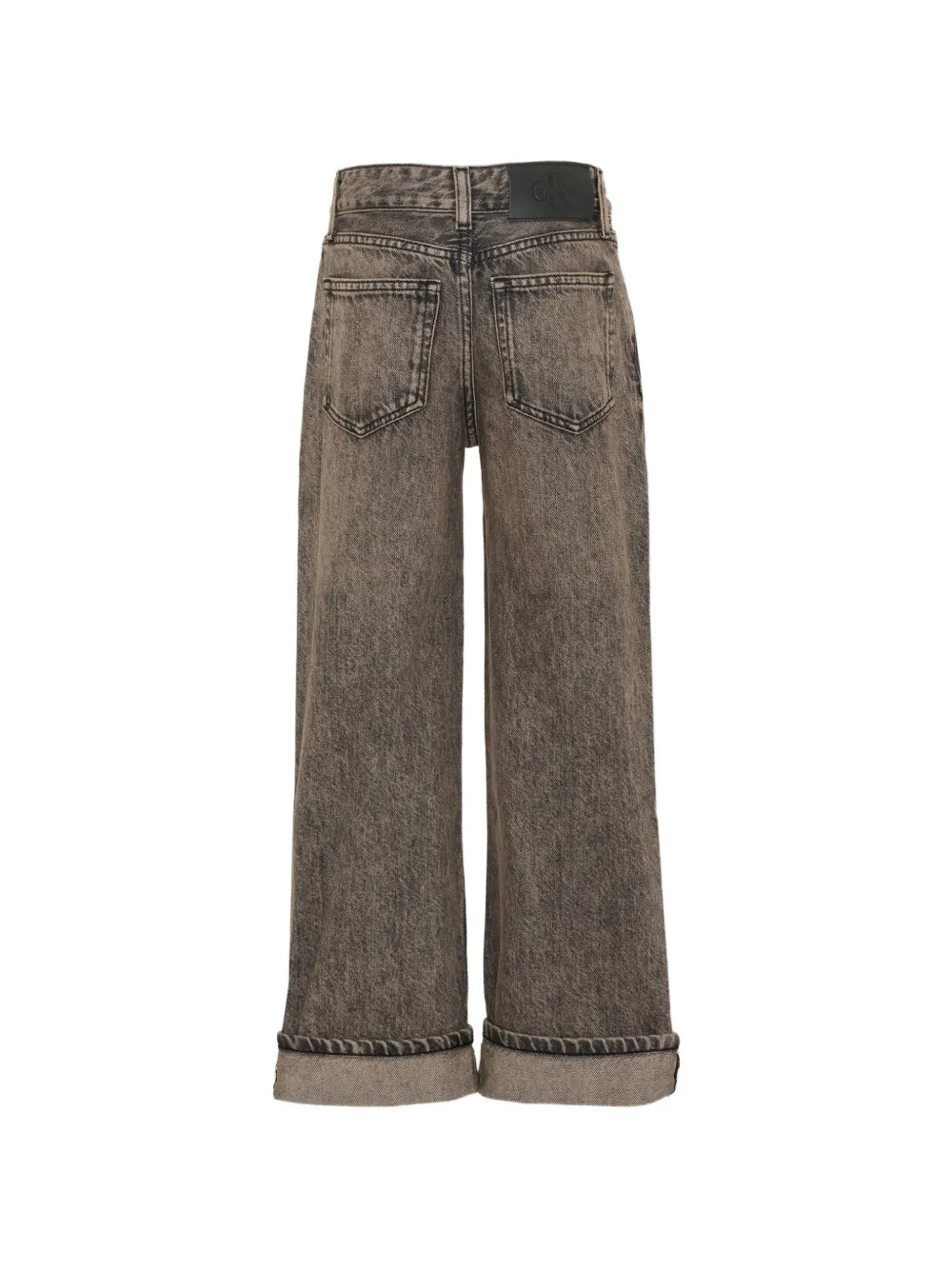  Calvin Klein Kids Rolled-cuff Jeans - Grey 