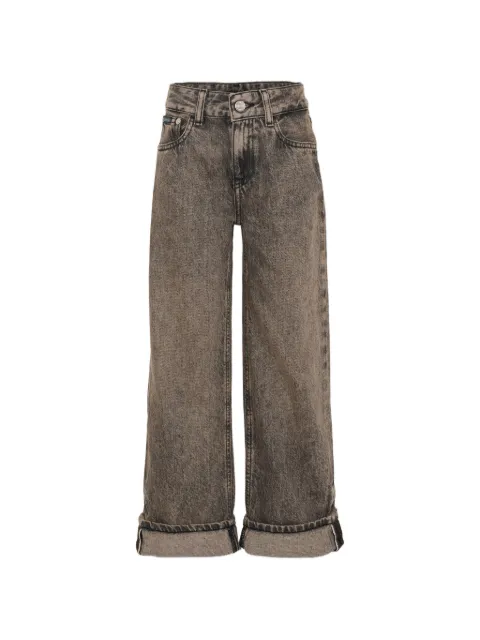 Calvin Klein Kids rolled-cuff jeans
