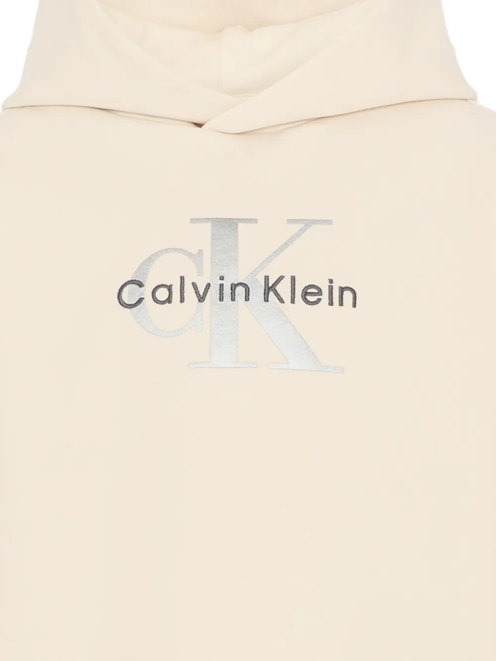 Calvin Klein Kids Sweater met capuchon Beige