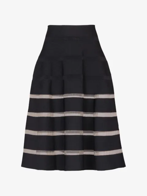 Balmain striped skirt