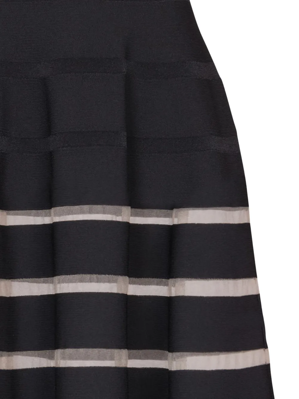 Balmain Gestreepte rok Zwart