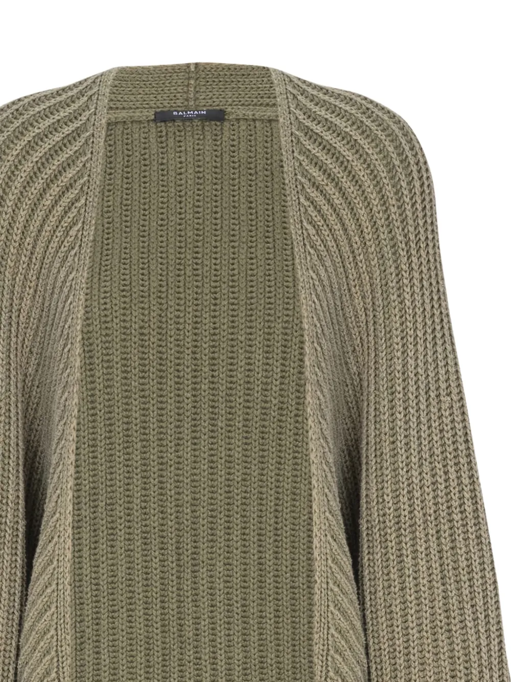  Balmain Long-sleeve Cardigan - Green 