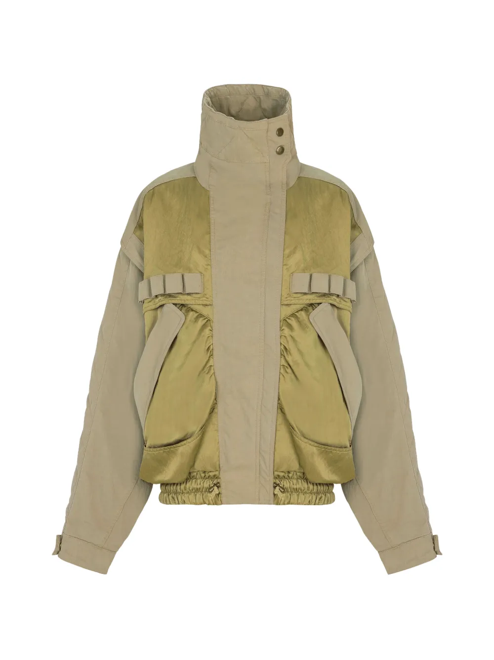 Balmain Twill katoenen bomberjack Groen