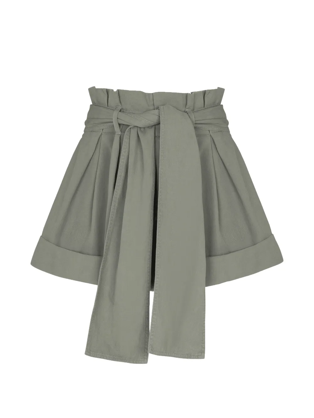 Balmain Shorts met gestrikte taille Groen