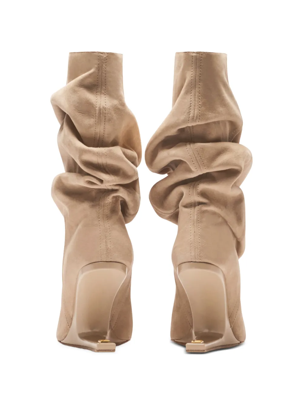 Balmain No Wedge enkellaarzen Beige