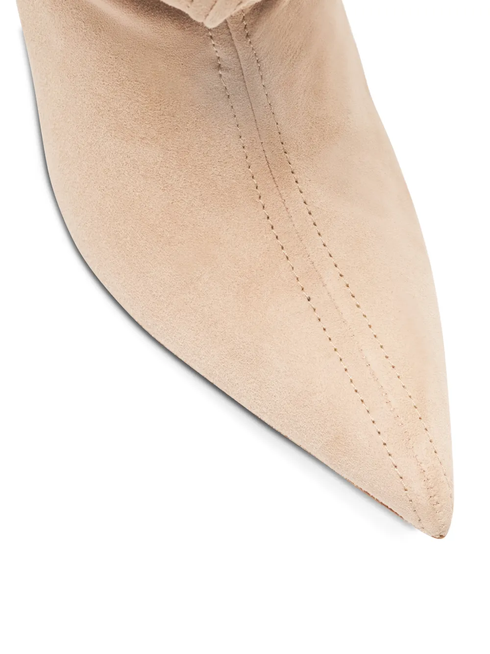 Balmain No Wedge enkellaarzen Beige