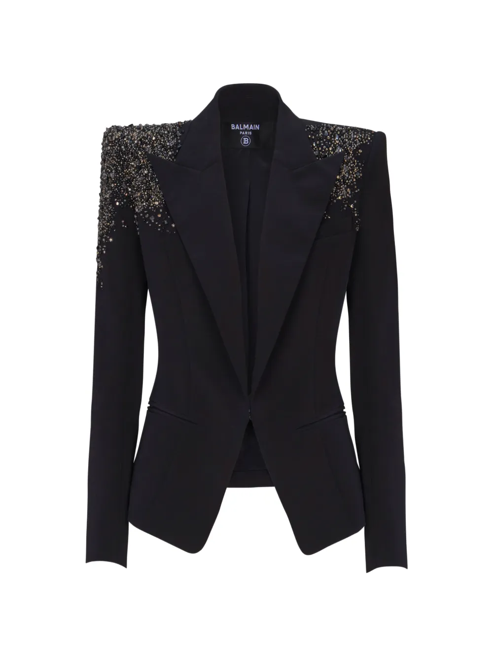 Balmain Giacca con ricamo - Nero